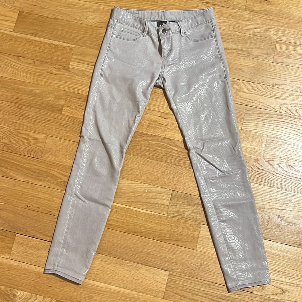 Armani Exchange Metallic Python Jeans - image 3